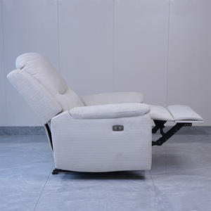 Muebles de sala de estar y dormitorio de estilo italiano moderno, sofá reclinable de cuero genuino, sofá reclinable eléctrico en oferta - Product Image 4