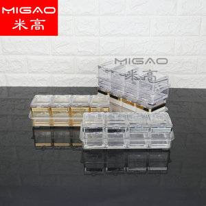 Migao Acrylic Seasoning <b>Boxes</b> L Stackable <b>With</b> <b>Lids</b> For Solid Seasonings - Product Image 1