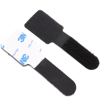 Crochet et boucle de rangement pour fil 3M Crochet et boucle Attache de câble Nylon Sticky-Back Cord Organizer Relasable Hook and Loop Cable Strap