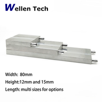 Plaque de refroidissement en cuivre 60*120mm pour dissipateur de chaleur de processeur, produit semi-conducteur