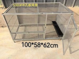 Venta en Línea de Jaulas Plegables de Metal Galvanizado para Pollos, para 10-15-20 Pollos, Recinto para Animales - Product Image 3