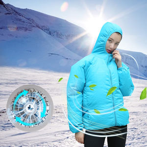 2023 été nouveau travail extérieur climatisation costume travail refroidissement veste avec ventilateurs 3 vitesses contrôle réfléchissant extérieur Table Usb - Product Image 6