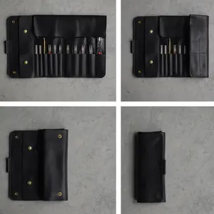 Wholesale Pu Leather Case For Interchangeable Needle Kit Knitting Needles Case Knitting Needle Holder