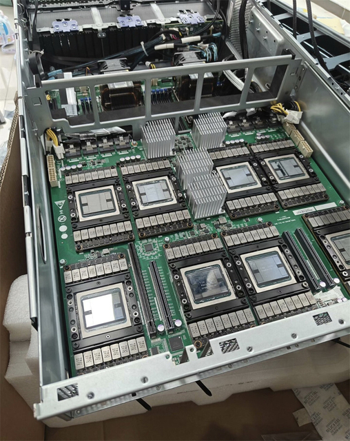 High Quality 8GPU V100 SXM2 NVLink GPU Complete Server 192GB DDR4 Memory 1.92TB SSD NingChang X640-G35 3647 with daul 6138