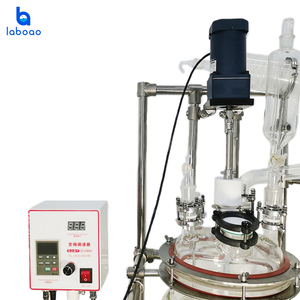 Reactor Químico de Vidrio con Doble Capa de Alta Presión para Laboratorio Laboao de 10-100L, Automático - Product Image 4