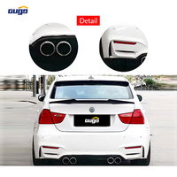 Cubierta de Parachoques Delantero Estilo E90 M4 de Plástico PP GUGO para BMW Serie 3 E90 LCI Sedán 2009-2012, Kit de Carrocería
