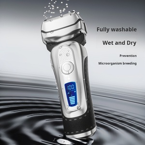 Mengli เครื่องโกนหนวดไฟฟ้าแบบ IPX7การลอยตัวด้วยแม่เหล็ก13500prm 5506 5D ใบมีดสามใบความจุขนาดใหญ่สำหรับใช้ในบ้านโรงแรม - Product Image 3