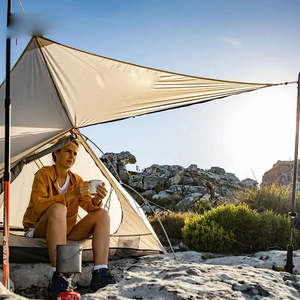 Tenda da <span class=keywords><strong>Trekking</strong></span> Ultraleggera Portatile per Una o Due Persone, Impermeabile, per Spiaggia, <span class=keywords><strong>Viaggi</strong></span>, Escursioni e Attività all'Aperto - Product Image 3