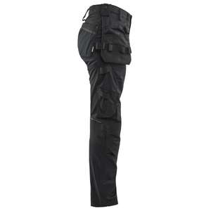 BLAKLADER - 713218329900C42 Pantalon Craftsman pour femme avec stretch Noir-PANTALON DE TRAVAIL EAN 7330509924396 PANTALON DE TRAVAIL EN DENIM - Product Image 3