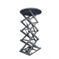 Nouvelle plateforme élévatrice rotative de 2m à 4m, scène rotative surélevée pour acteurs/chanteurs, spectacles/festivals de musique