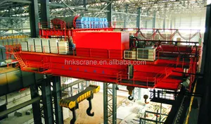 Heavy Duty 200 Ton 300 To 350 Ton Foundry Casting Bridge Overhead Crane For Metallurgy Industry Using