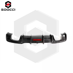 Diffuseur arrière de lumière LED en fibre de carbone KB Style pour Audi <span class=keywords><strong>A3</strong></span> <span class=keywords><strong>S</strong></span>-<span class=keywords><strong>LINE</strong></span> S3 Sportback diffuseur de lèvre de pare-chocs <span class=keywords><strong>s</strong></span>éparateur de becquet 2017-2020 - Product Image 3