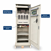 Système d'alimentation télécom avec redresseur IGBT, sortie CC 48V 110V 220V et surveillance à distance pour les centres de données
