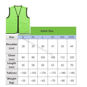 OEM 3XL Vêtements de travail d'été Gilet de travail à fermeture éclair pour employés, orange, jaune, vert, pour la publicité dans les supermarchés, les <span class=keywords><strong>bénévoles</strong></span>, impression de logos - Product Image 2