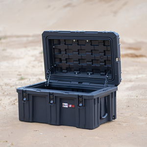 Chất lượng cao 160L chống tác động Gia Cố Góc chống ăn mòn ngoài trời phiêu lưu lưu lưu trữ hộp Stackable thiết kế cho công cụ lưu trữ - Product Image 6