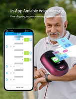 Montre connectée d'urgence pour personnes âgées, bracelet GPS 4G, rappel de prise de médicaments, alarme de chute, appel SOS, Android, étanche IP67