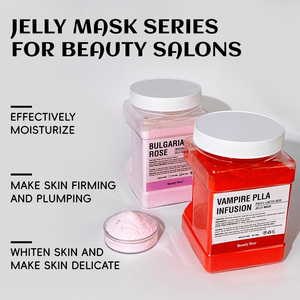 Masker Wajah Salon kualitas terbaik 650g kustom Label pribadi 50 rasa jeli tanah liat masker wajah alami kupas bubuk masker wajah Jelly - Product Image 5