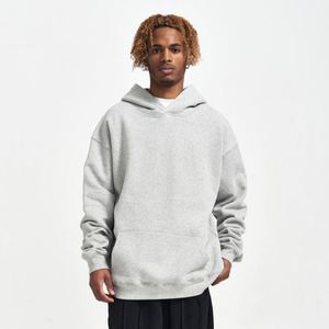 Custom Logo High Quality Cotton <b>Polyester</b> Thick Blank Plain Heavyweight Oversized <b>Hoodies</b> Unisex Plus Size Men's Women <b>Hoodies</b> - Product Image 3