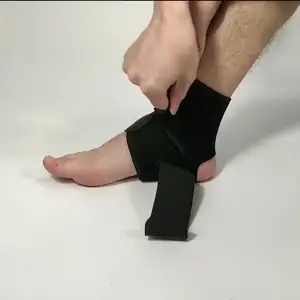Cinta de tornozelo flexível ajustável, flexível e confortável, suporte para fratura de pé, cinta de fixação de articulação