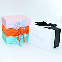 Benutzer definierte UV-Druck Magnet verschluss Rosa Geschenk verpackung Langlebige Pappe Magnetische Luxus-Falt schachtel für Kleidung & Geschenk artikel