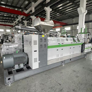 פסולת פלסטיק עמ 'פה hdpe פתיתי ירכיים מחזור קו גרנולטור מכונת שחול - Product Image 1