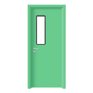 Puerta Batiente de Acero para Consultorio, Hospital, Escuela, Anticolisión, Antibacteriana, Duradera, Grado A, Color Personalizable - Product Image 4