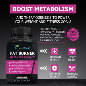 OEM ODM Factory Direct Green Tea Extract Fat Burner Capsules Supports Detoxification Programs <b>Metabolism</b> Boost Capsules - Product Image 3