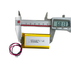 Batería de Iones de Litio 104065 de 3000mAh y 3.7V, Personalizada de Fábrica, Recargable, de Alta Capacidad, Celda de Polímero Lipo - Product Image 4