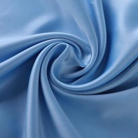 Tissu drapé lourd de satin mat confortable épais de soie de polyester de la coutume 100% de mode