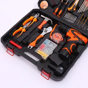 Rynex Tốt Nhất Người Bán 124Pcs Bán Buôn Đa Chức Năng 12V Không Dây Khoan Bộ - Product Image 2