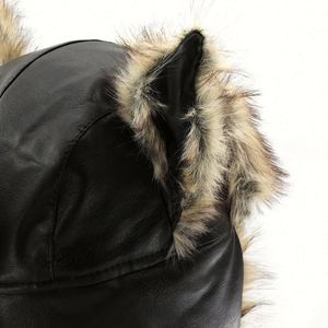 Trapper <b>Hat</b> Fur New Design Wholesale Winter Women Adults Earflap Leather <b>Hat</b> Trooper <b>Hat</b> Adjustable - Product Image 6