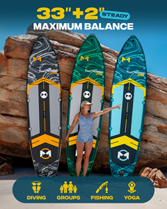กระดานแพดเดิลบอร์ดแบบเป่าลม SUP Allround Factory รุ่นปี 2026 ขนาด 11'6"*35"*6" สำหรับเล่นเซิร์ฟและพายเรือ รุ่น MA01 แบบกว้างพิเศษและมั่นคงเป็นพิเศษ - Product Image 3