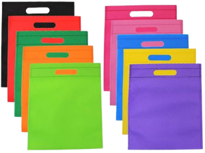 Bolsas de Compra Reutilizables de Tela No Tejida con Corte en D - Diseño Elegante y Reciclable con Logotipo Impreso y Asa - Compras y Regalos - Product Image 5