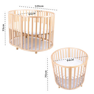 इन्वेटो उच्च गुणवत्ता वाले पेडल आराम अतिरिक्त सुरक्षात्मक टेथिंग रेल लकड़ी के बच्चे के लिए पहियों के साथ लकड़ी के बच्चे काले - Product Image 6