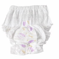 Culottes menstruelles jetables OEM en gros pour femmes, super absorbantes, en coton et élasthanne, avec feuille arrière aspect tissu