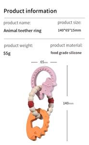 <span class=keywords><strong>Mordedor</strong></span> de Silicona para Bebé, <span class=keywords><strong>Mordedor</strong></span> Masticable para Frutas, <span class=keywords><strong>Llaves</strong></span>, Juguetes de Dentición, Libre de Bpa - Product Image 3
