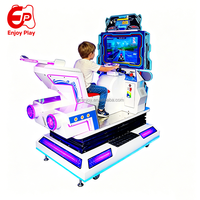 Simulateur d'arcade de course de bateaux rapides, en promotion, monoplace, à monnayeur, jeu de mouvement lumineux de 22 pouces pour centre commercial, FEC, OEM