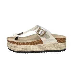 Sandalias de Plataforma Armata Di Mare para Mujer, Color Dorado, Tacón de 5.5 cm, Talla 40, Suela de Corcho - Product Image 1