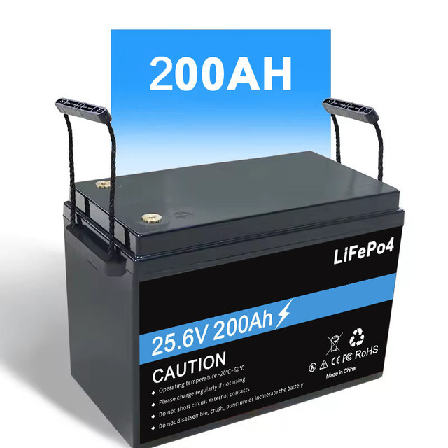 Factory for LF12v 200ah Deep Cycle Lithium Iron Phosphate Lifepo4 Battery Pack 12V 200Ah BMS Bluetooth/LCD Display