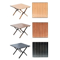 Chaise et table de pique-nique pliables pour balcon de jardin extérieur