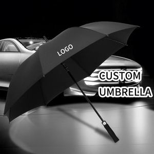Parapluie automatique compact et portable coupe-vent avec logo personnalisé pour créateur de mode personnel - Product Image 5