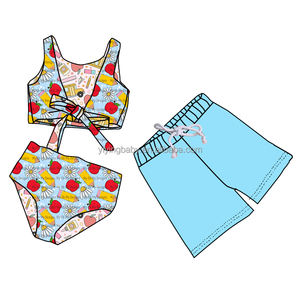 <span class=keywords><strong>2025</strong></span> mùa hè mới đến trẻ em bơi phù hợp với tùy chỉnh in đôi bên đảo ngược tắm phù hợp với quần short có tính năng mô hình phim hoạt hình - Product Image 6