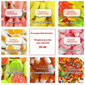 Vente en gros de bonbons colorés assortis aux fruits en vrac bonbons gommeux aigre-doux à mâcher bonbons à la saveur de fruits - Product Image 4