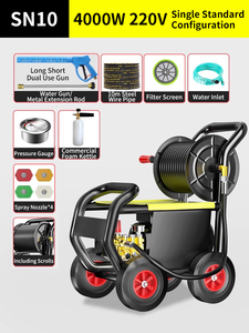 200bar 20L/min Flowing High Pressure Car Washers 4000w Power Wash Cleaning Machine 3000 psi Water Jet High Pressure Washer - Product Image 2