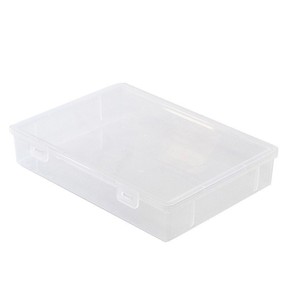 Transparent Acrylic <b>File</b> Box Large Capacity Stackable Desktop <b>Organizer</b> Office Document Storage Rectangle Shape Standing Type - Product Image 4