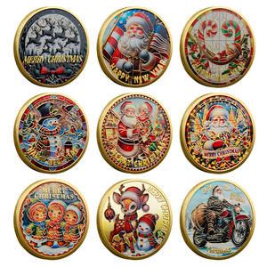 Koin Peringatan Koleksi Manusia Roti Jahe Kerajinan Logam Natal Tradisional - Product Image 5