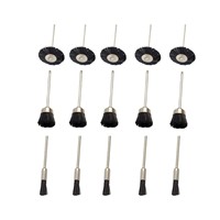 Tête de polissage électrique en fil de cuivre, 14 poils, pour élimination de la rouille, ponçage, nettoyage d'objets antiques et d'articles en acier inoxydable