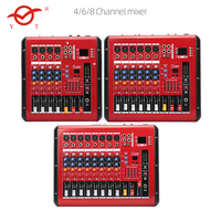 Mélangeur de son dj bluetooth mixeur audio console numérique midas amplificateur dj professionnel 6 canaux