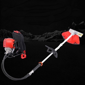 Tondeuse à gazon chinoise à dos en métal, largeur de coupe 12 pouces, moteur 52 cm³, machine multifonctionnelle pour le déchaumage et le labourage du sol - Product Image 1