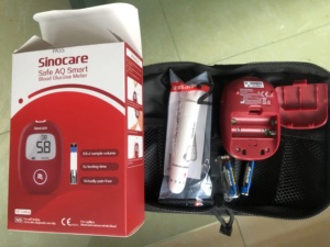 เครื่องวัดระดับน้ำตาลในเลือด <span class=keywords><strong>Sinocare</strong></span> เครื่องตรวจวัดระดับน้ำตาลในเลือดแบบดิจิตอล เครื่องวัดน้ำตาลในเลือดแบบไม่เจาะเลือด - Product Image 4